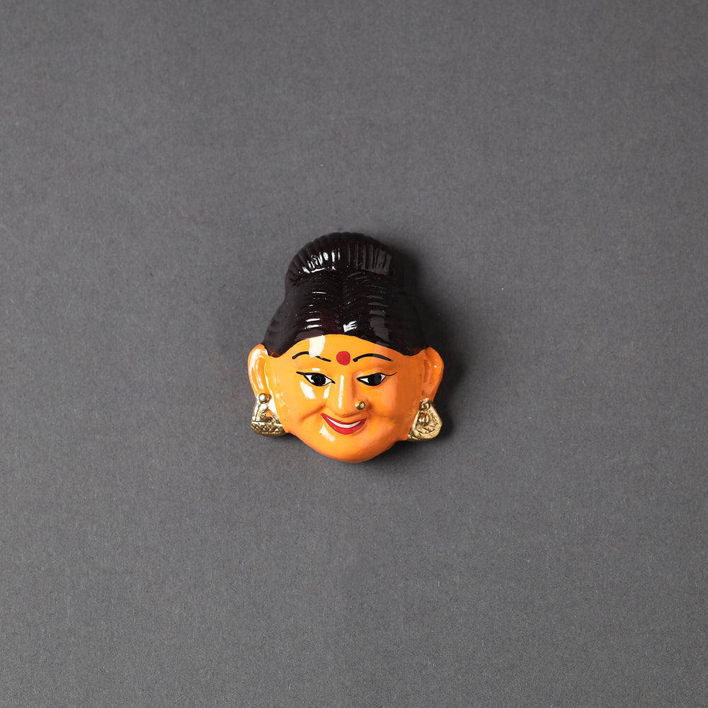 Handpainted Terracotta Face Magnet