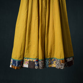 Jacquard 24 Kali Cotton Long Skirt with Patchwork Border 04