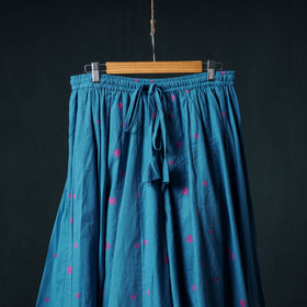 Jacquard 24 Kali Cotton Long Skirt with Patchwork Border 05