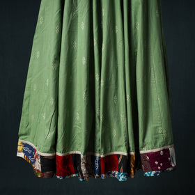 Jacquard 24 Kali Cotton Long Skirt with Patchwork Border 06