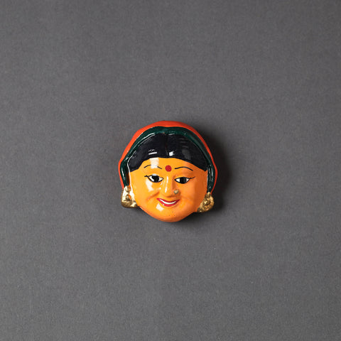  Handpainted Terracotta Face Magnet Online in India  