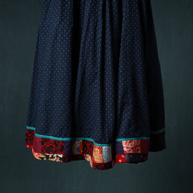 Jacquard 24 Kali Cotton Long Skirt with Patchwork Border 08