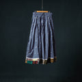 Jacquard 24 Kali Cotton Long Skirt with Patchwork Border 07