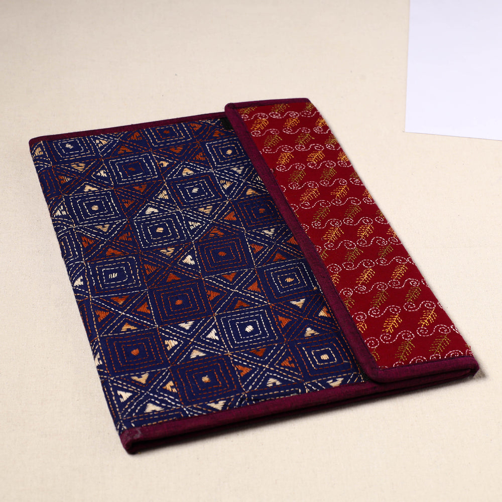 Handcrafted Bengal Kantha Work File Folder 70