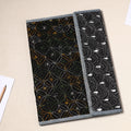 Black Handcrafted Bengal Kantha Work File Folder