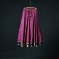 Jacquard 24 Kali Cotton Long Skirt with Patchwork Border 13