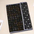 Black Handcrafted Bengal Kantha Work File Folder