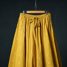 Jacquard 24 Kali Cotton Long Skirt with Patchwork Border 16