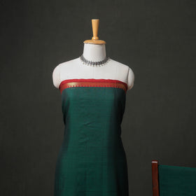 Dharwad Cotton Plain Zari Border Unstitched Dress Material: Kurta, Bottom & Dupatta 67