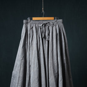 Jacquard 24 Kali Cotton Long Skirt with Patchwork Border 17