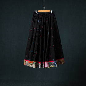 Jacquard 24 Kali Cotton Long Skirt with Patchwork Border 18