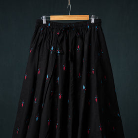 Jacquard 24 Kali Cotton Long Skirt with Patchwork Border 18
