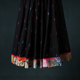 Jacquard 24 Kali Cotton Long Skirt with Patchwork Border 18