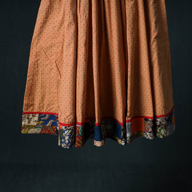 Jacquard 24 Kali Cotton Long Skirt with Patchwork Border 19