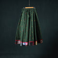 Jacquard 24 Kali Cotton Long Skirt with Patchwork Border 20