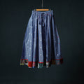 Jacquard 24 Kali Cotton Long Skirt with Patchwork Border 21