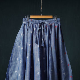 Jacquard 24 Kali Cotton Long Skirt with Patchwork Border 21