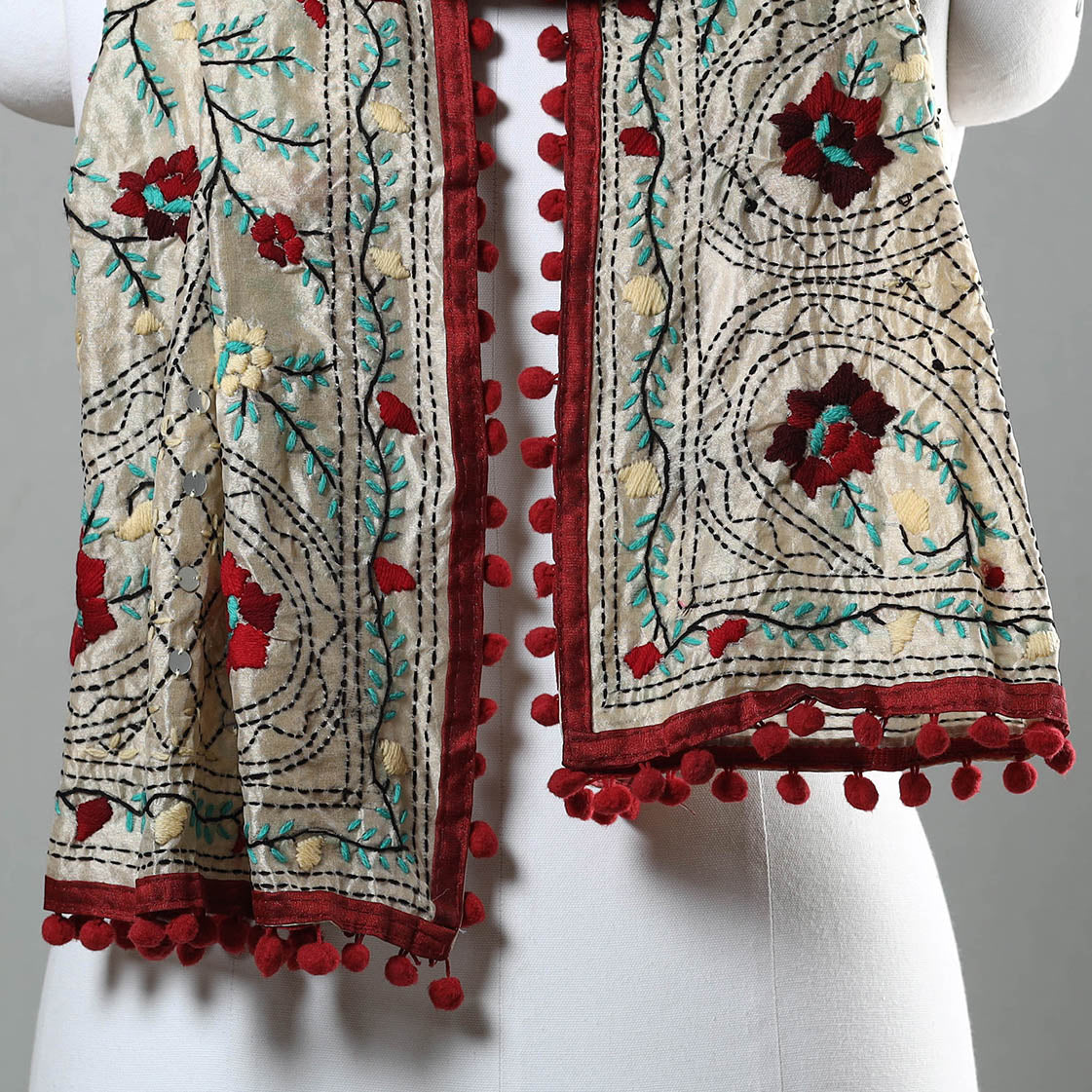 phulkari stole