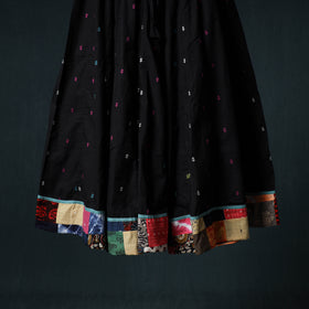 Jacquard 24 Kali Cotton Long Skirt with Patchwork Border 23