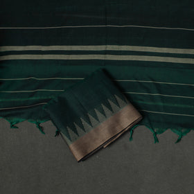 Dharwad Cotton Plain Thread Border Unstitched Dress Material: Kurta, Bottom & Dupatta 74