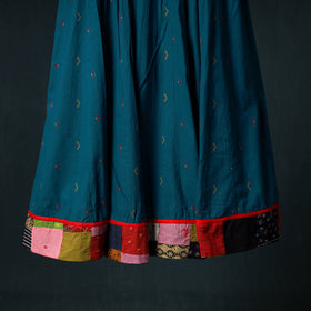 Jacquard 24 Kali Cotton Long Skirt with Patchwork Border 25