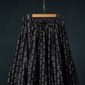 Jacquard 24 Kali Cotton Long Skirt with Patchwork Border 26
