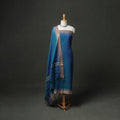Dharwad Cotton Plain Thread Border Unstitched Dress Material: Kurta, Bottom & Dupatta 76