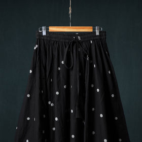 Jacquard 24 Kali Cotton Long Skirt with Patchwork Border 27
