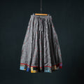 Jacquard 24 Kali Cotton Long Skirt with Patchwork Border 28