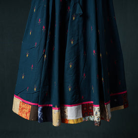 Jacquard 24 Kali Cotton Long Skirt with Patchwork Border 29