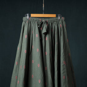Jacquard 24 Kali Cotton Long Skirt with Patchwork Border 30