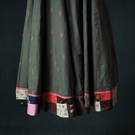 Jacquard 24 Kali Cotton Long Skirt with Patchwork Border 30