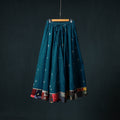 Jacquard 24 Kali Cotton Long Skirt with Patchwork Border 31
