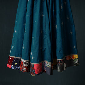 Jacquard 24 Kali Cotton Long Skirt with Patchwork Border 31