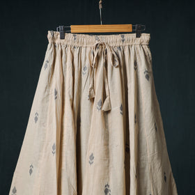 Jacquard 24 Kali Cotton Long Skirt with Patchwork Border 32