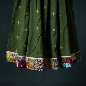 Jacquard 24 Kali Cotton Long Skirt with Patchwork Border 33