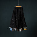 Jacquard 24 Kali Cotton Long Skirt with Patchwork Border 34