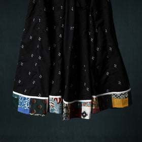 Jacquard 24 Kali Cotton Long Skirt with Patchwork Border 34