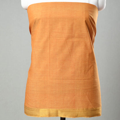 3pc Mangalagiri Handloom Cotton Suit Material Set with Zari Border 18