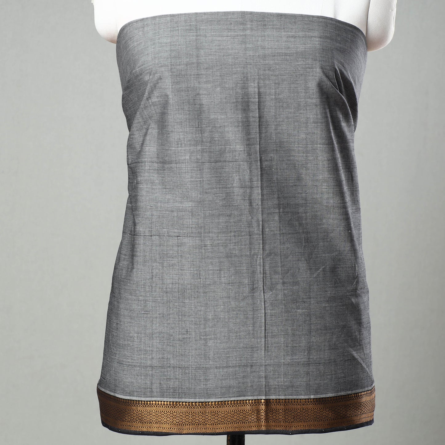 3pc Mangalagiri Handloom Cotton Suit Material Set with Zari Border 25