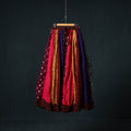 Bandhani Tie-Dye 24 Kali Patchwork Cotton Long Skirt 67