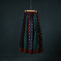 Bandhani Tie-Dye 24 Kali Patchwork Cotton Long Skirt 68