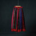 Bandhani Tie-Dye 24 Kali Patchwork Cotton Long Skirt 71
