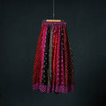 Bandhani Tie-Dye 24 Kali Patchwork Cotton Long Skirt 74