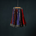 Bandhani Tie-Dye 24 Kali Patchwork Cotton Short Skirt 94