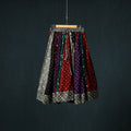 Bandhani Tie-Dye 24 Kali Patchwork Cotton Short Skirt 95