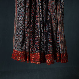 Ajrakh Hand Block Print 24 Kali Patchwork Cotton Long Skirt 99