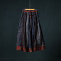 Ajrakh Hand Block Print 24 Kali Patchwork Cotton Long Skirt 103