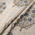 Beige - Kutch Hand Block Ajrakh Print Natural Dyed Cotton Hakoba Fabric 13