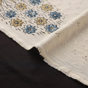 Beige - Kutch Hand Block Ajrakh Print Natural Dyed Cotton Hakoba Fabric 13